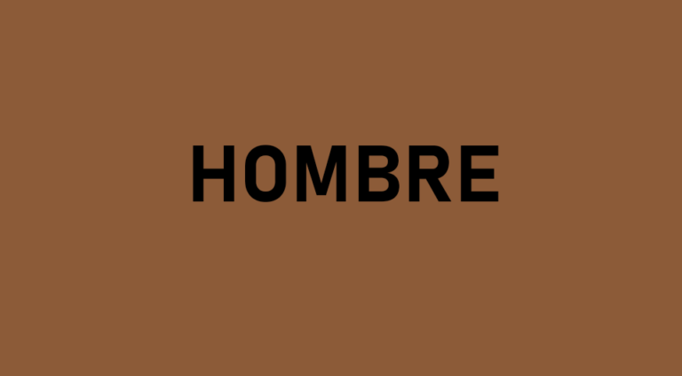 Hombre